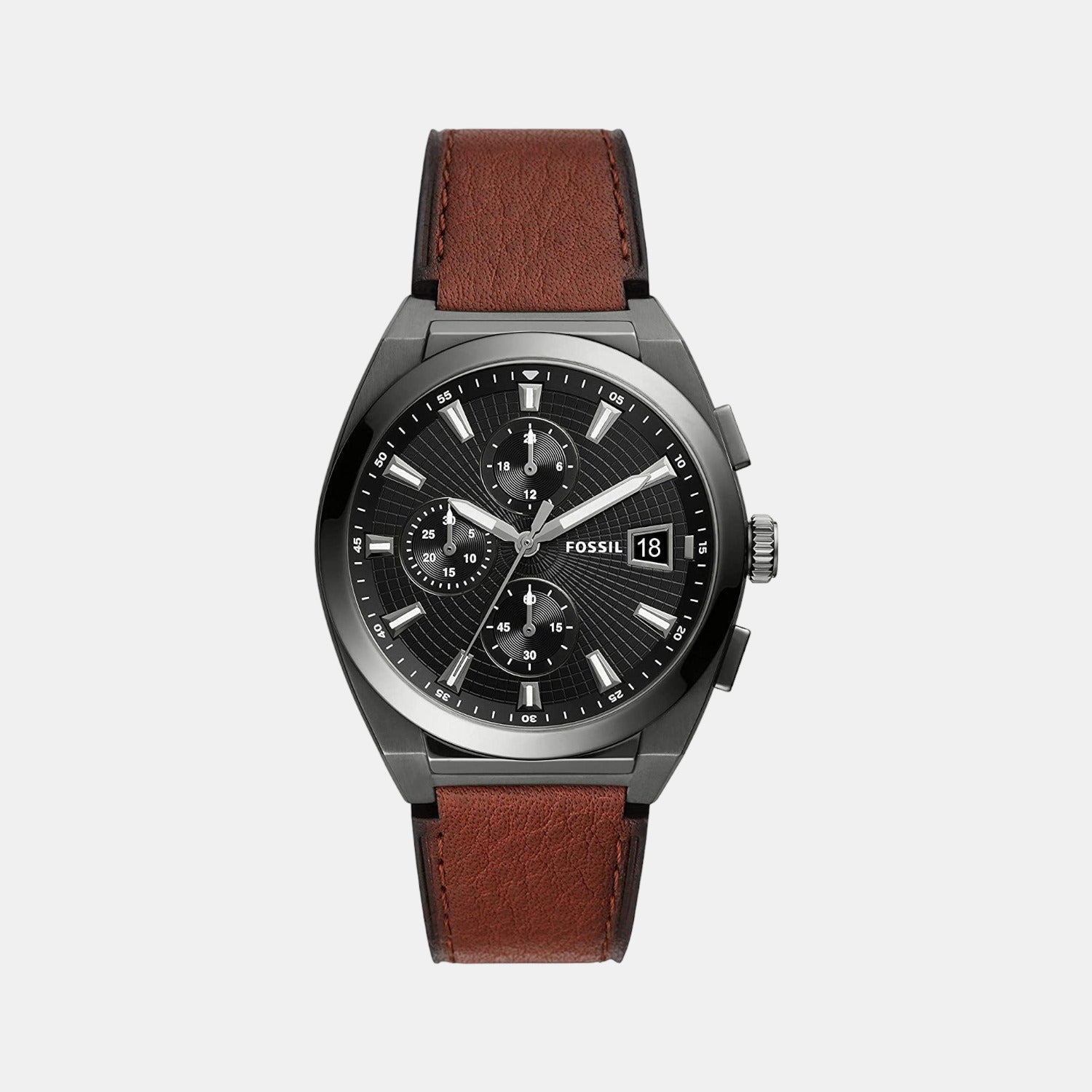 Fossil Round Grey Chronograph watch