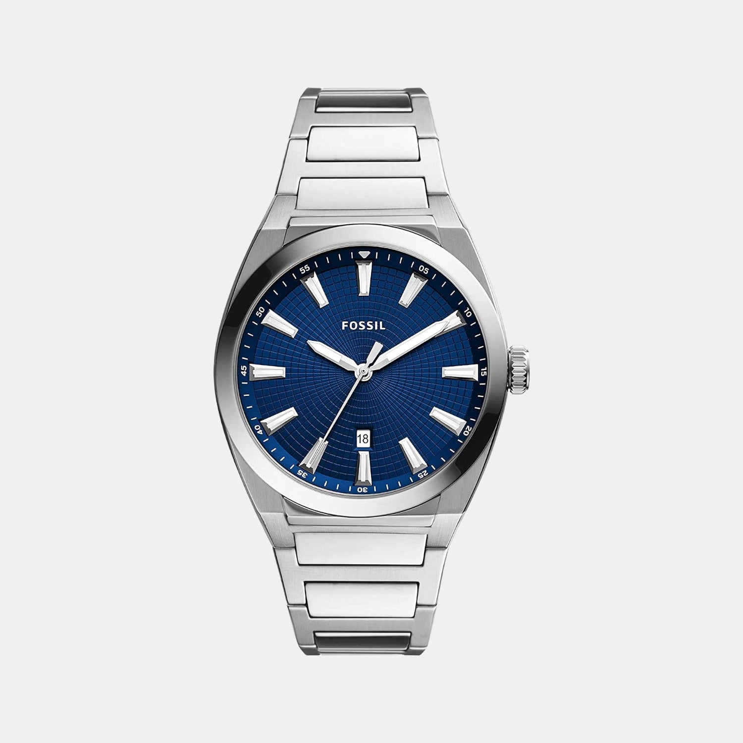 Fossil Round Blue Analog watch