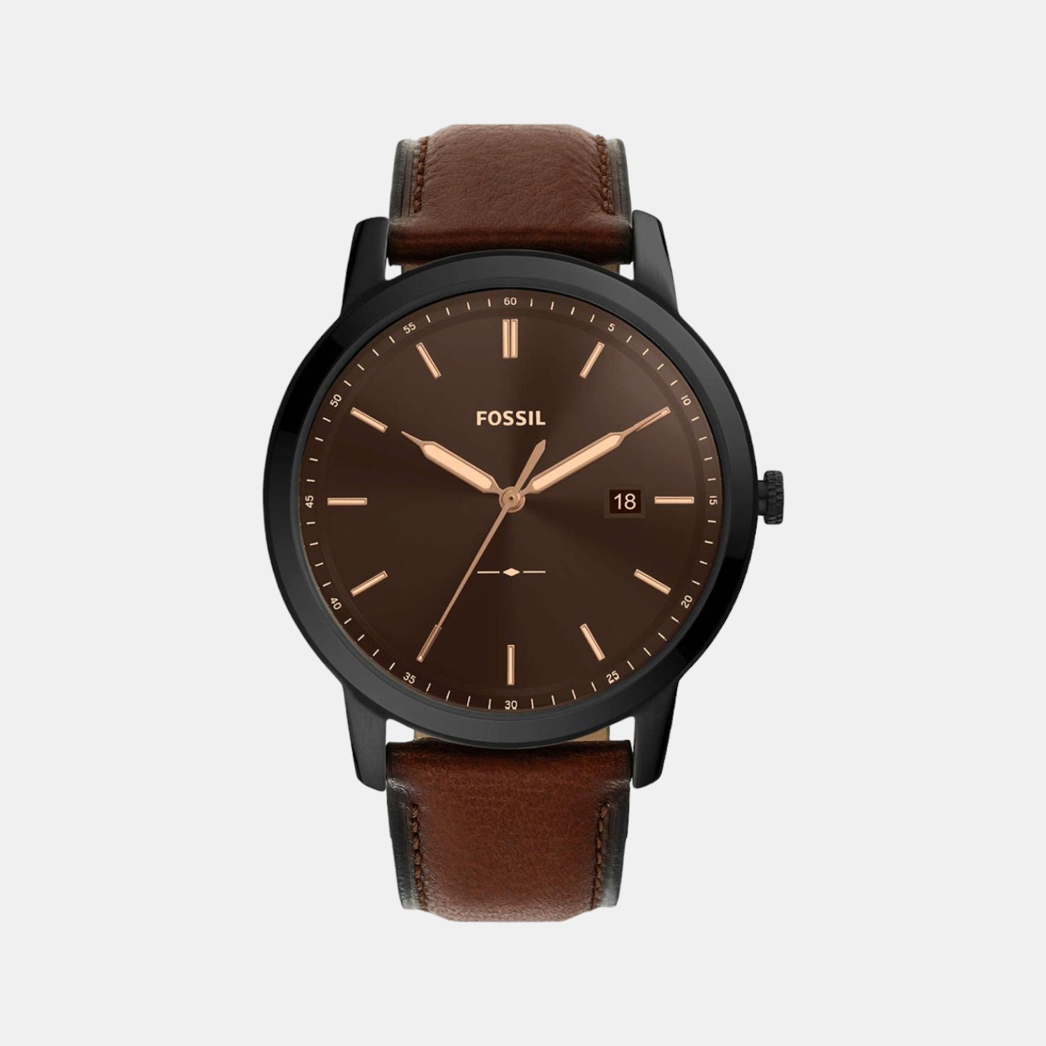 Fossil Round Black Analog watch