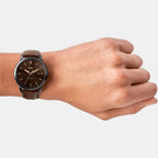 Fossil Men Round Black watch