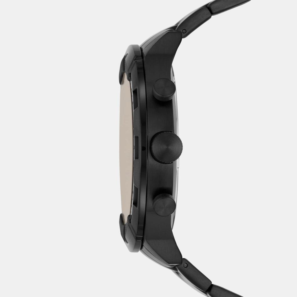 Fossil Men Round Black watch