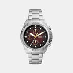 Fossil Round Red Chronograph watch