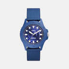 Fossil Round Blue Analog watch