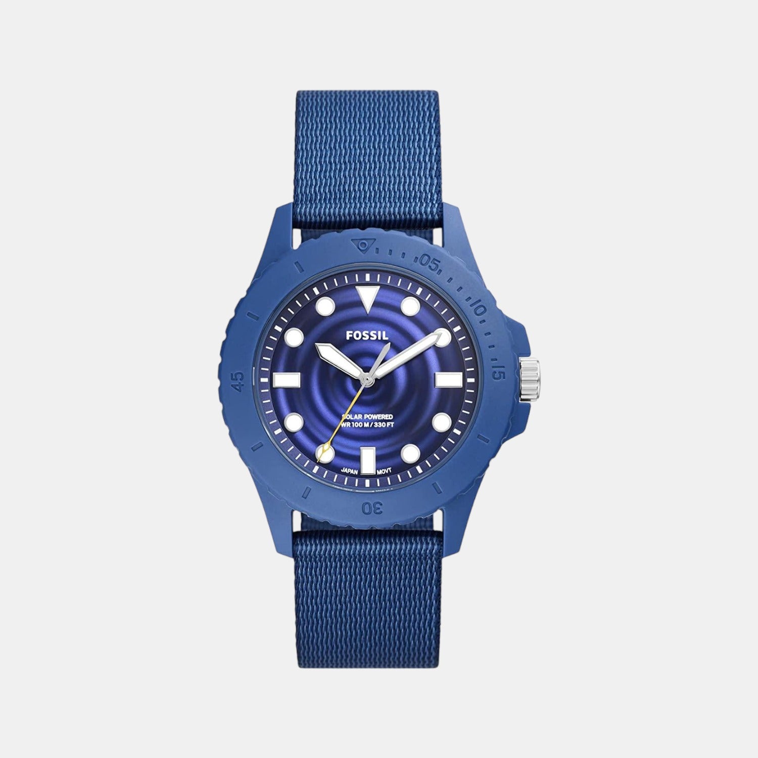 Fossil Round Blue Analog watch