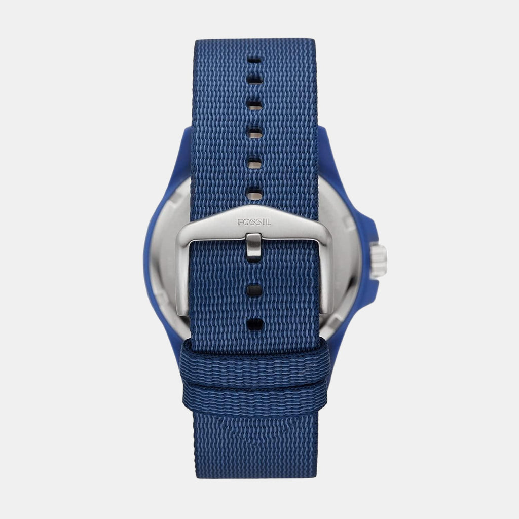 Fossil Men Round Blue watch