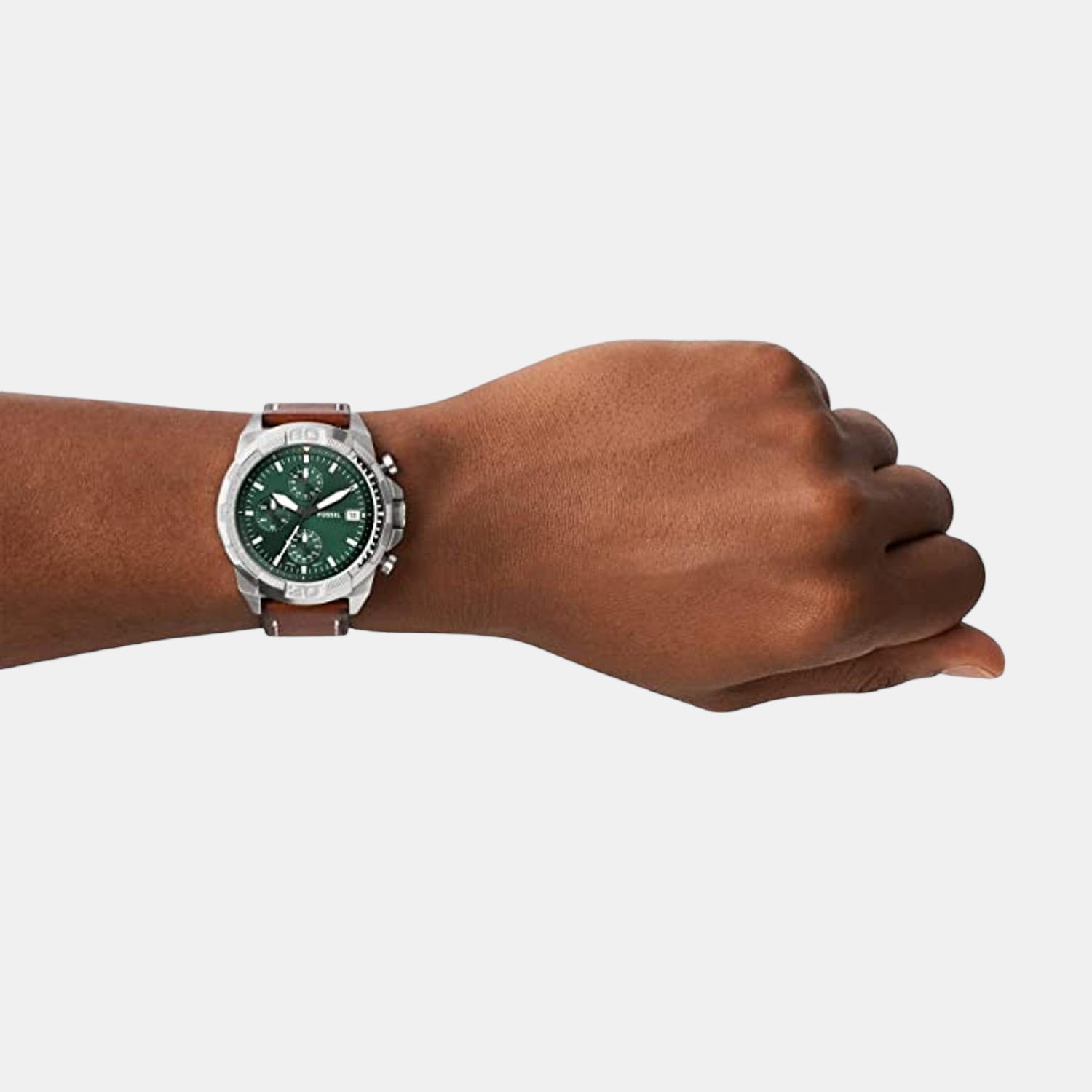 Fossil Leather Green watch