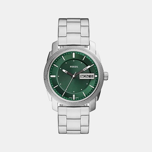 Male Green Analog Stainless Steel Watch FS5899