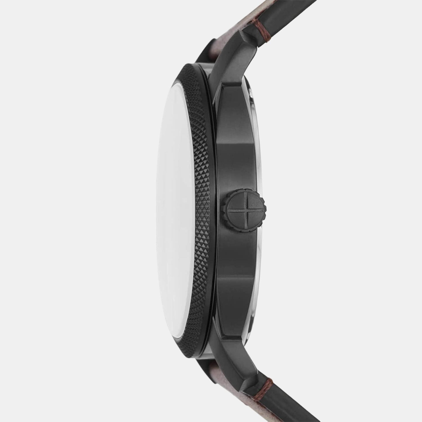 Male Black Analog Leather Watch FS5901