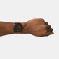 Male Black Analog Leather Watch FS5901