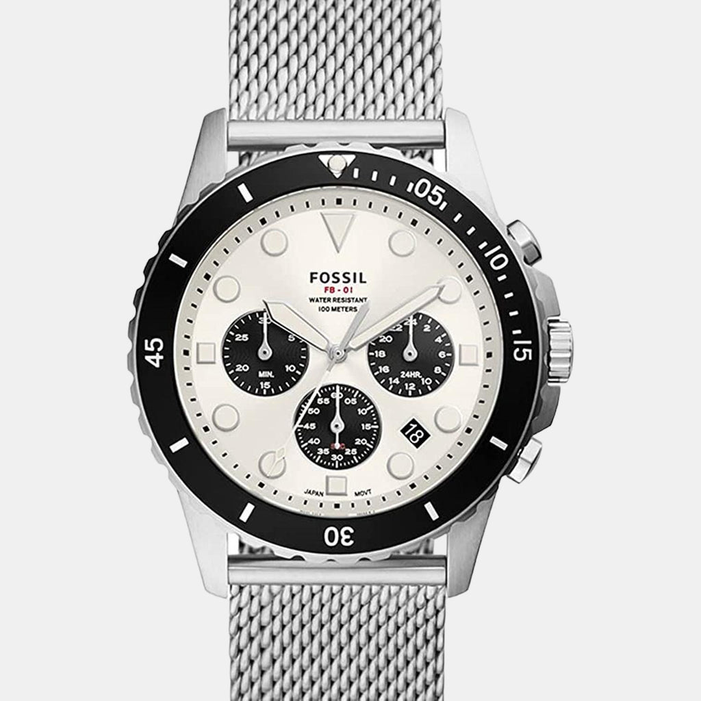 Fossil Men Round White watch