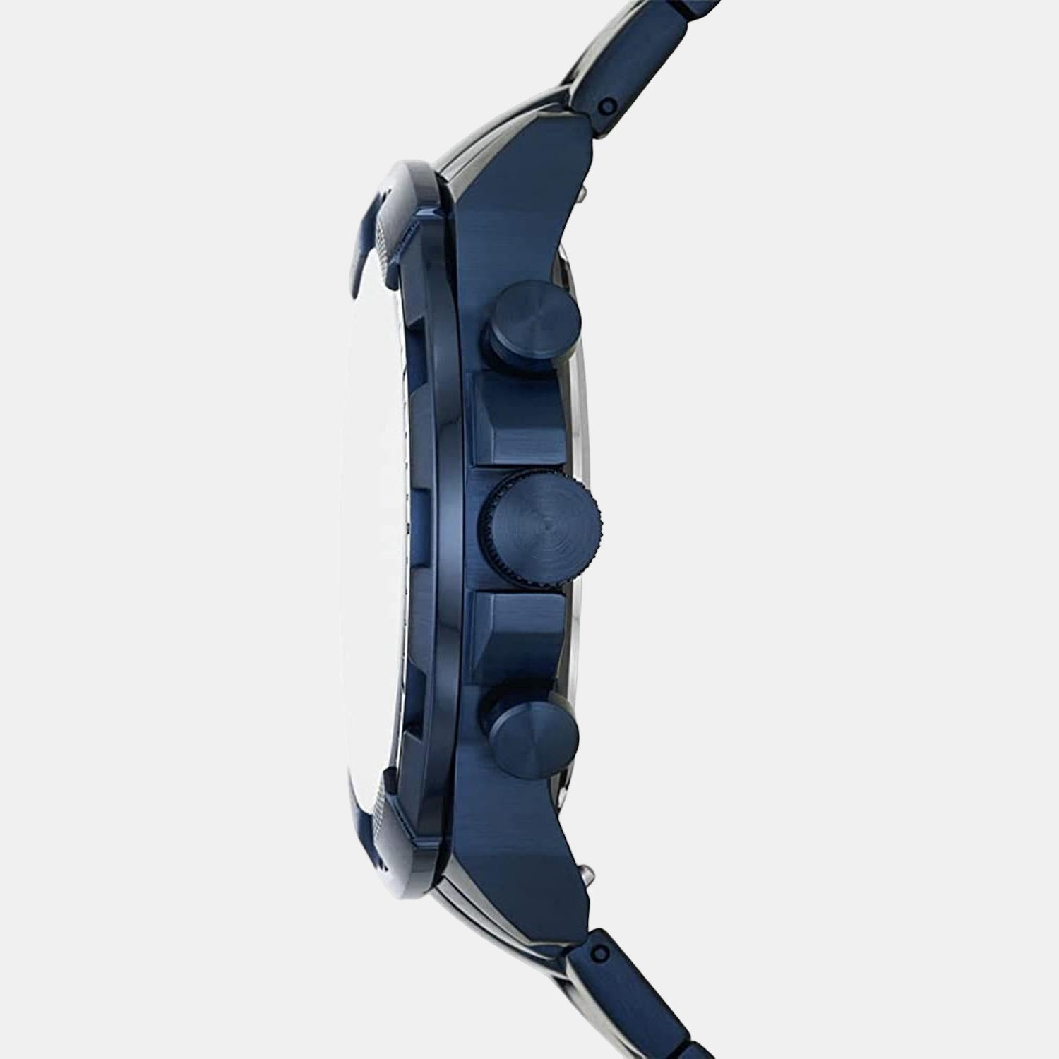 Fossil Men Round Blue watch