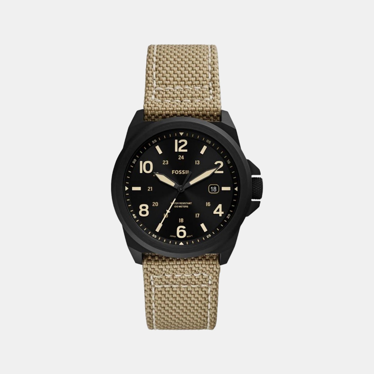 Fossil Round Black Analog watch