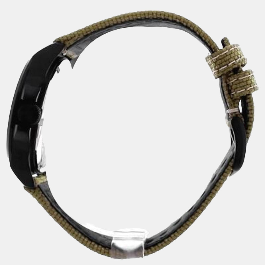 Bronson Men Quartz Black Dial Analog Nylon Watch FS5917