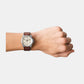 Men's Cream Analog Leather Watch FS5919