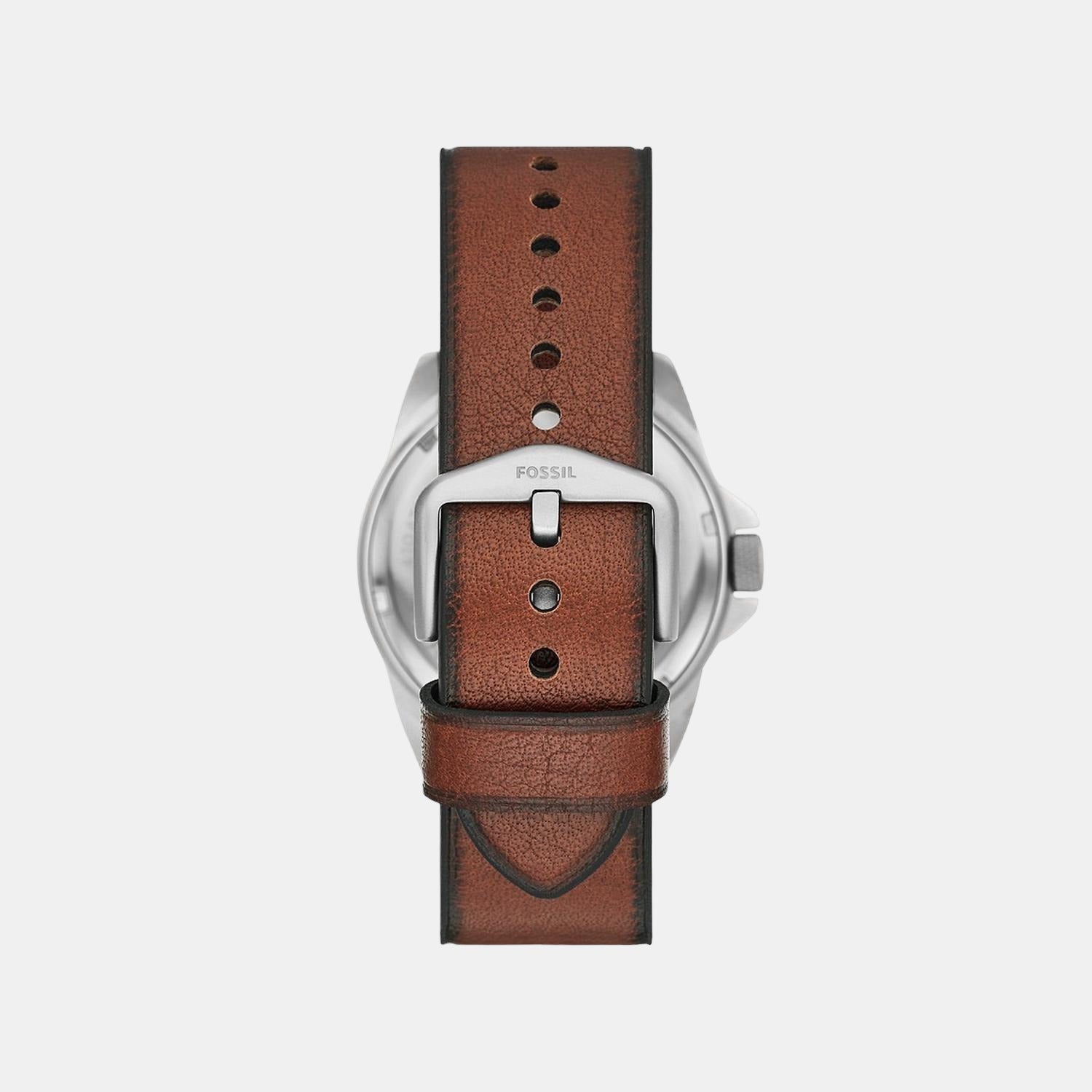 Fossil Men Round Cream watch