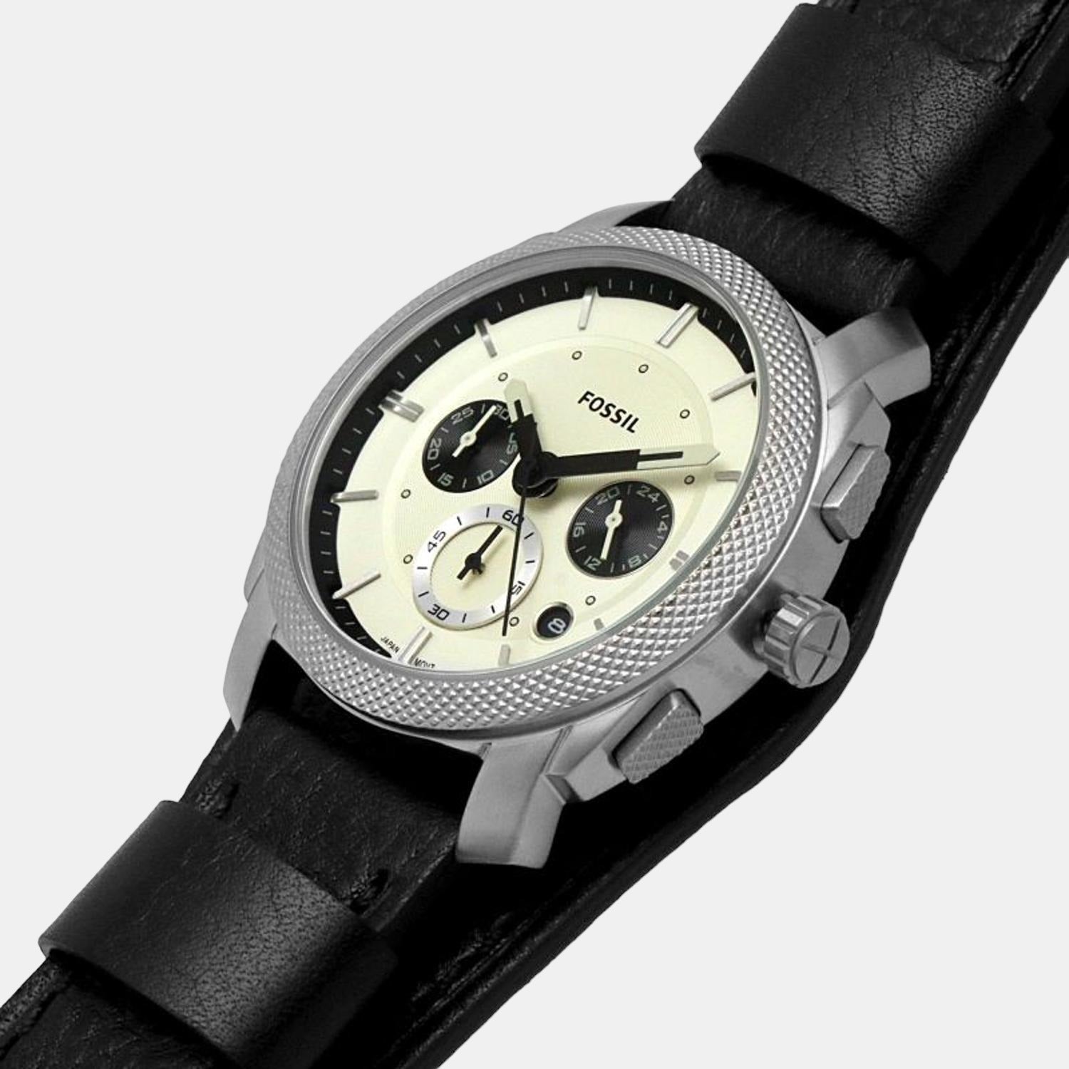 Fossil Leather White watch