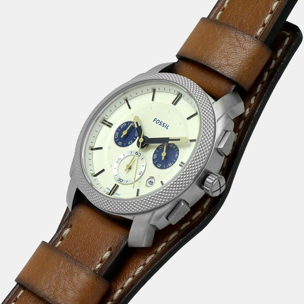 Fossil Men Round White watch