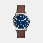 Fossil Round Blue Analog watch