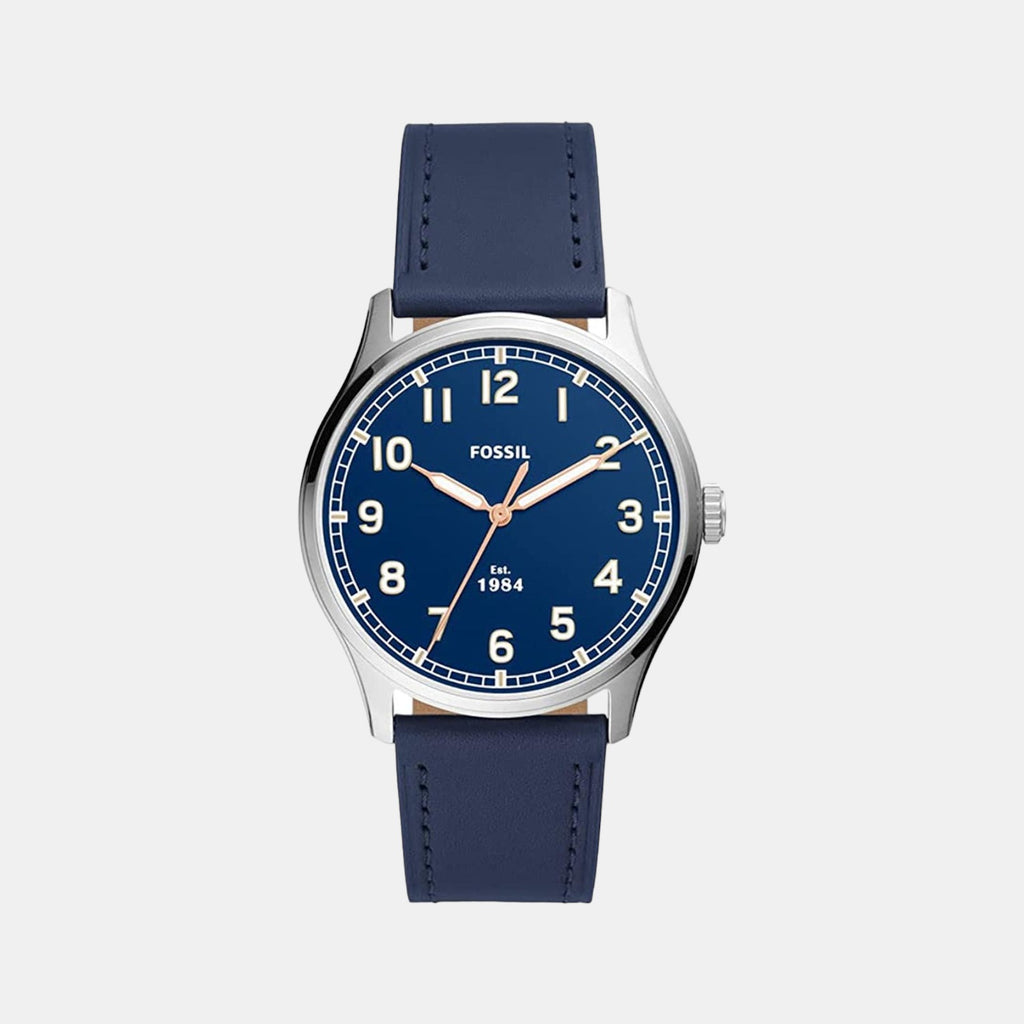 Fossil Round Blue Analog watch