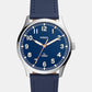 Male Blue Analog Leather Watch FS5924