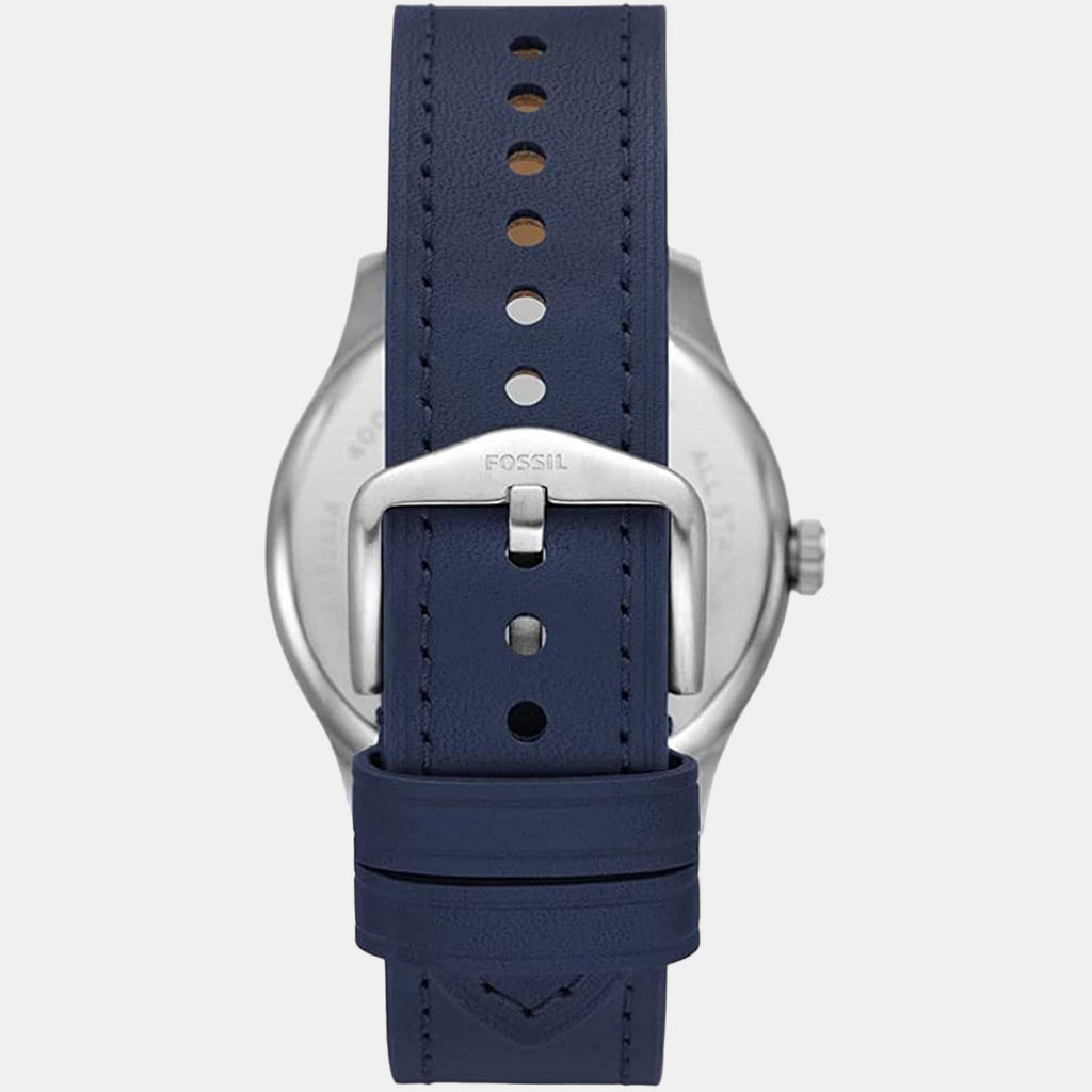 Fossil Men Round Blue watch