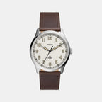 Fossil Square Cream Analog watch