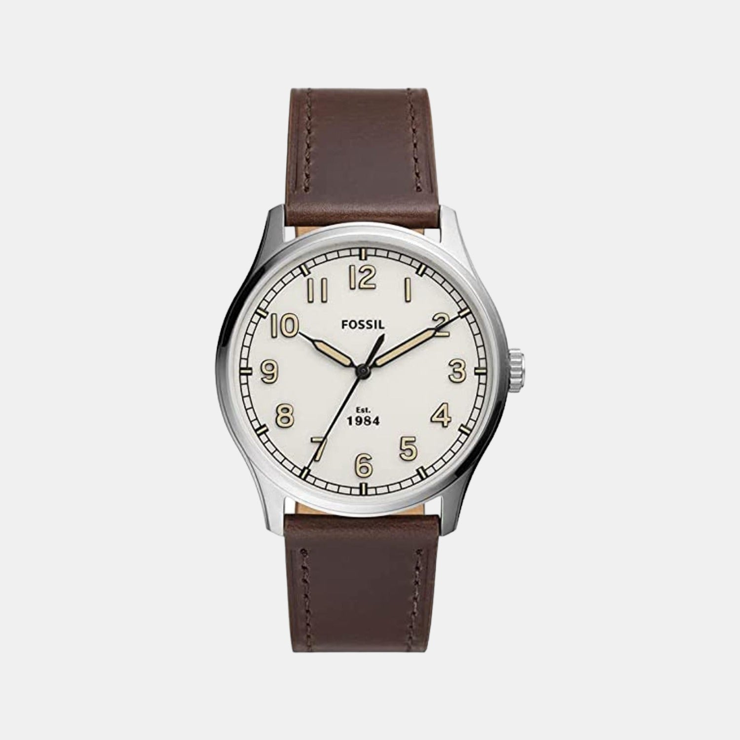 Fossil Square Cream Analog watch