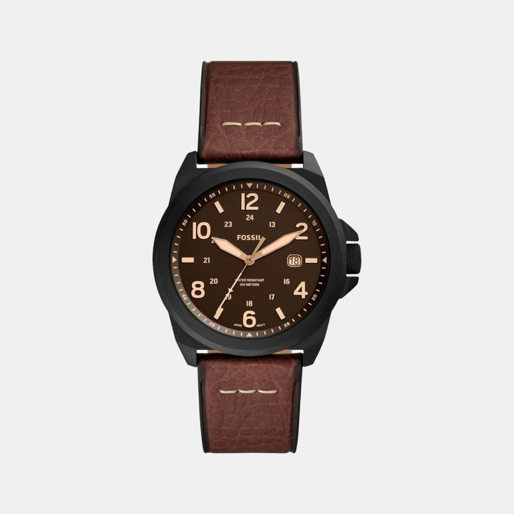 Fossil Round Black Analog watch