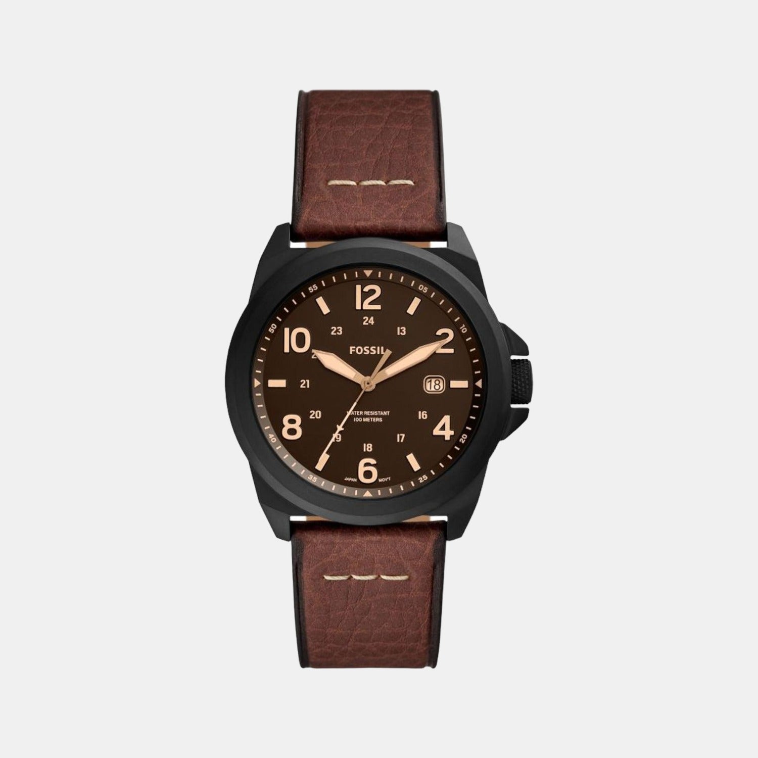 Fossil Round Black Analog watch
