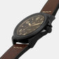 Male Black Analog Leather Watch FS5938