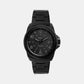 Male Black Analog Stainless Steel Watch FS5940