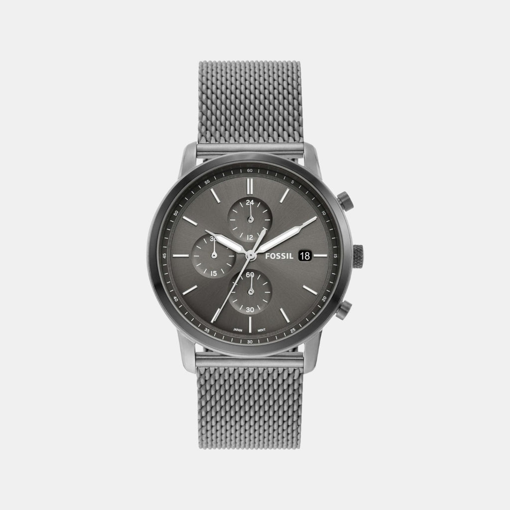 Fossil Round Grey Chronograph watch