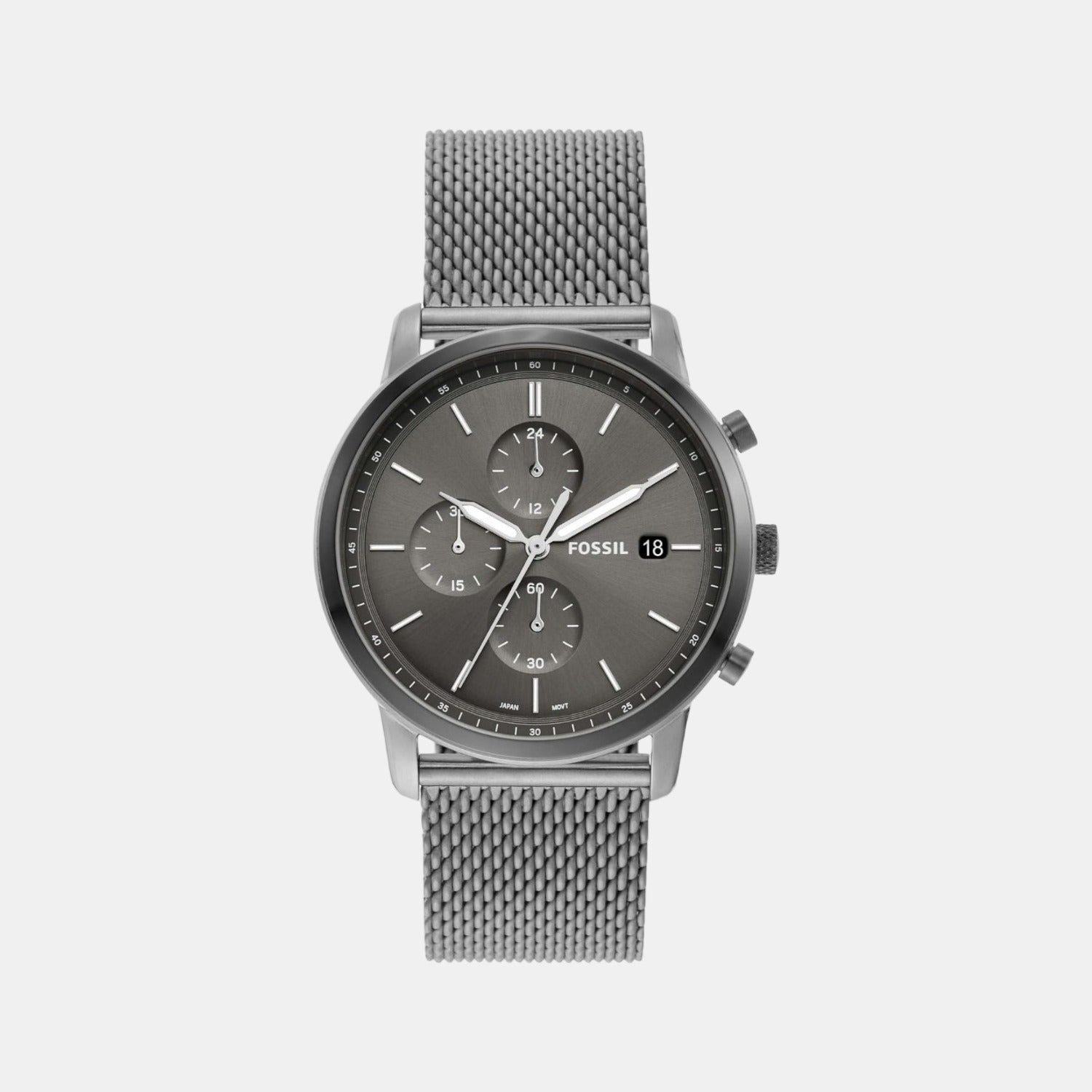 Fossil Round Grey Chronograph watch