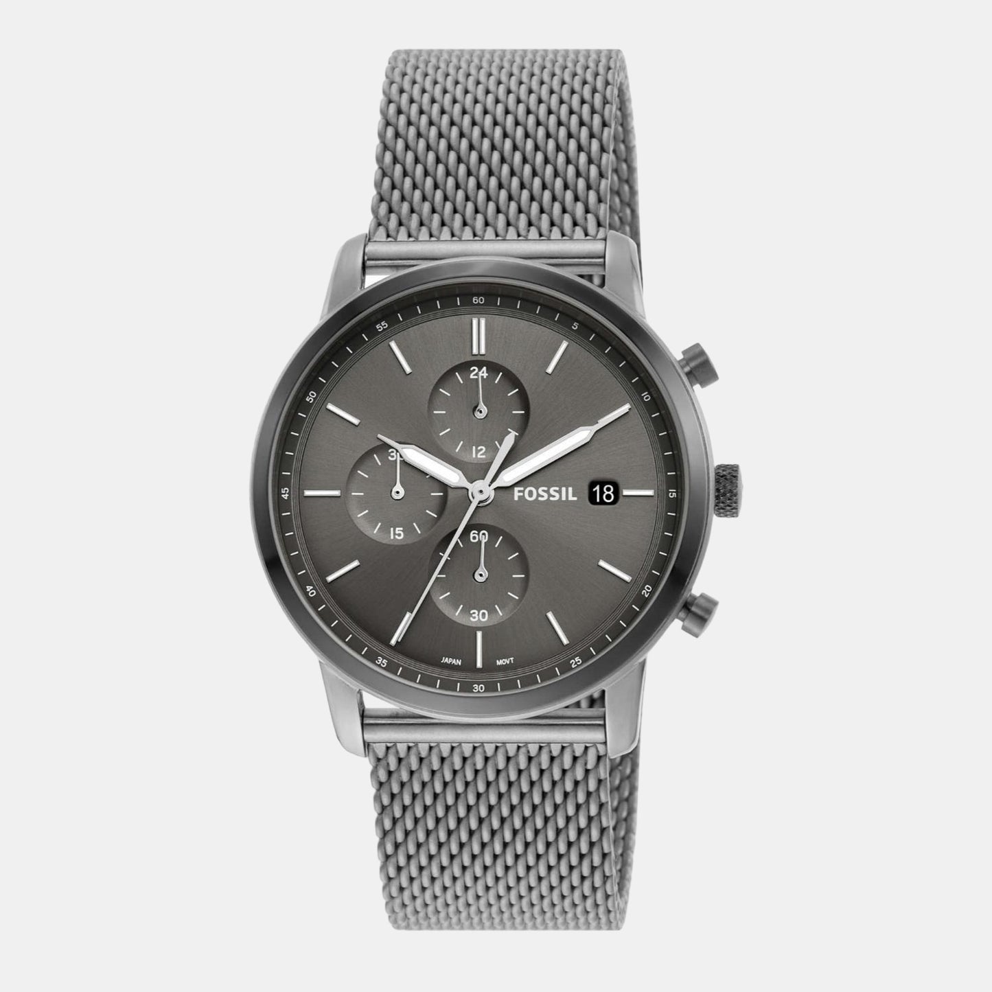 Male Grey Stainless Steel Chronograph Watch FS5944