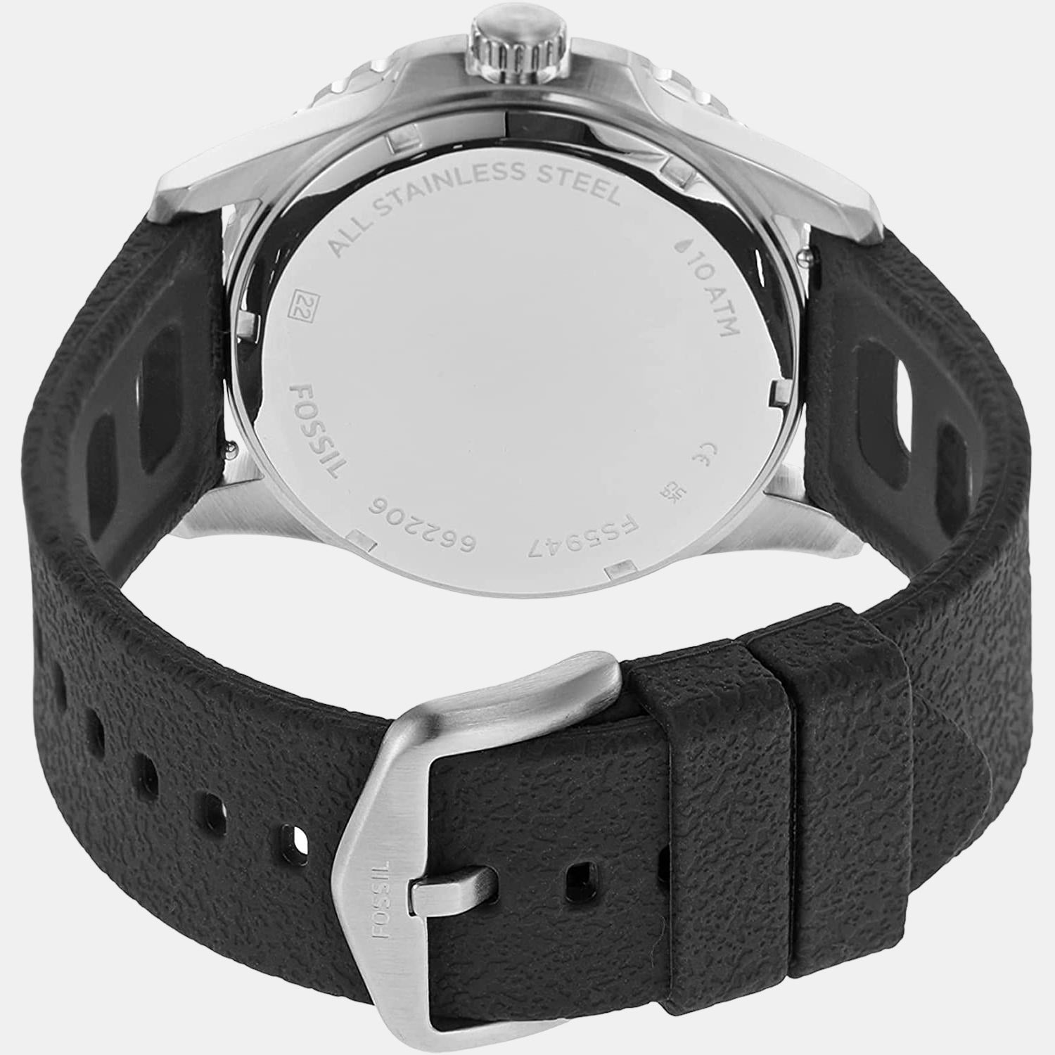 Fossil Men Round Black watch