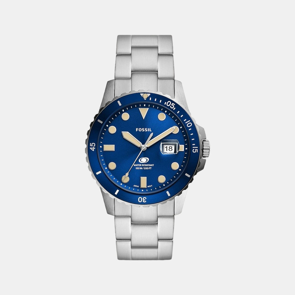 Fossil Round Blue Analog watch