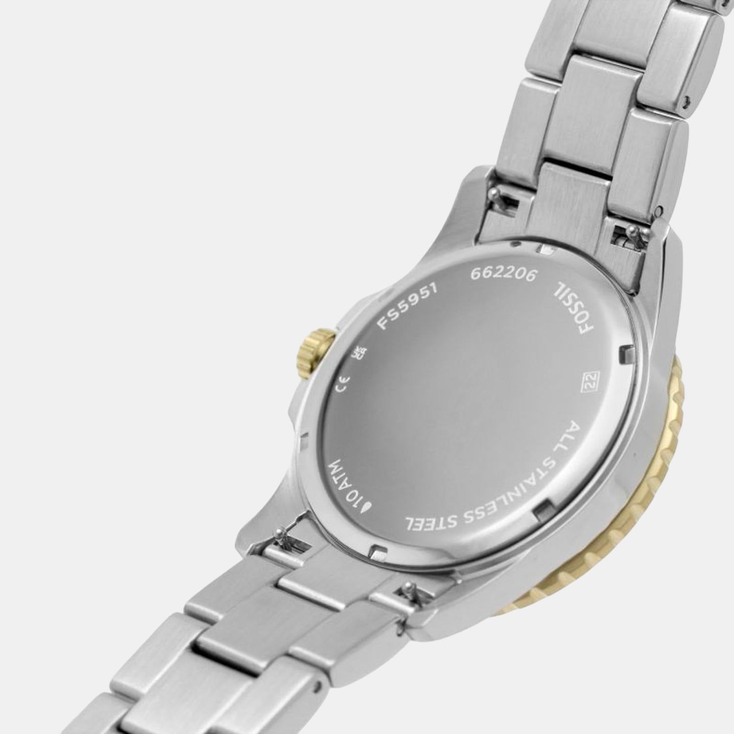 Fossil Round Quartz Analog Men watch