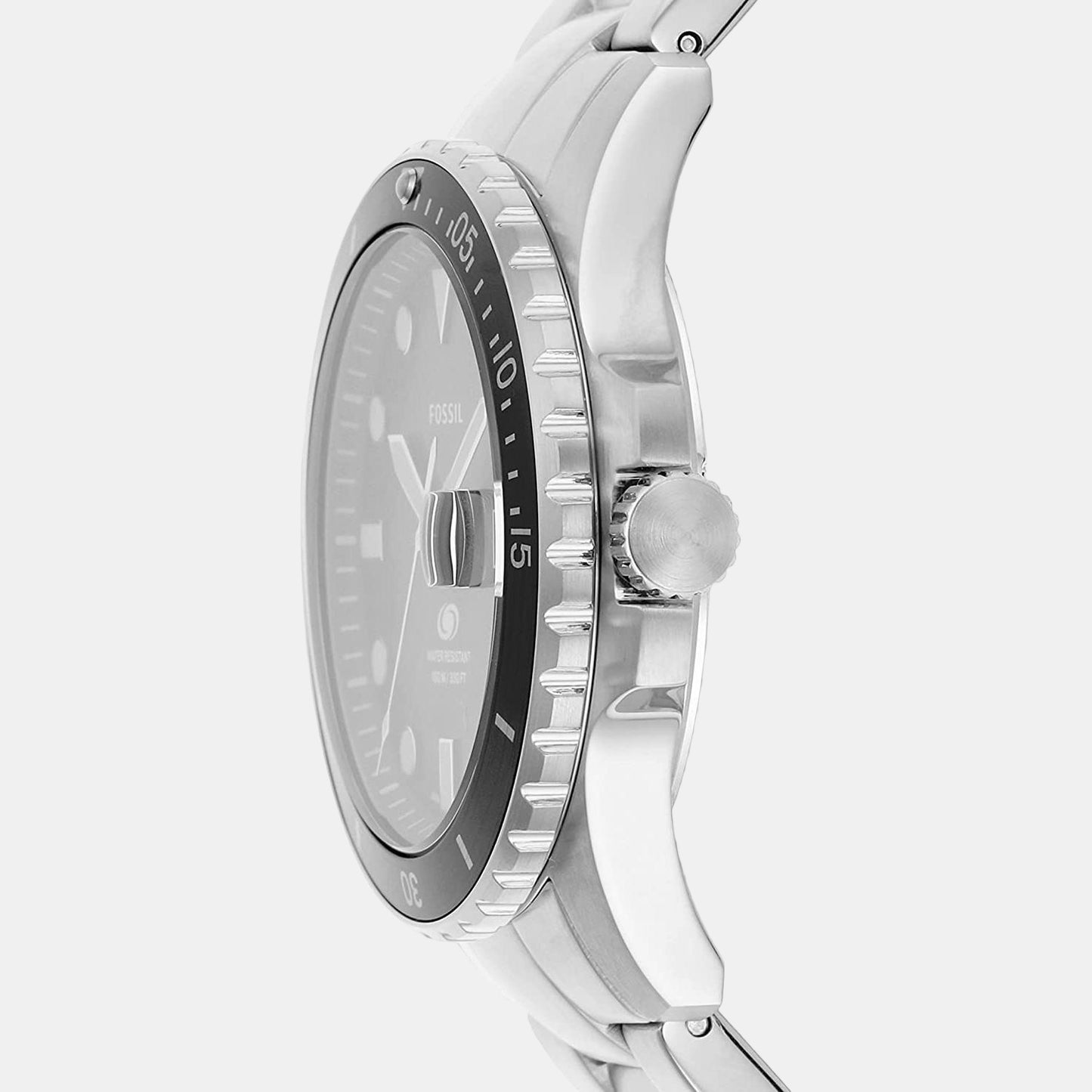 Men's Silver Analog Stainless Steel Watch FS5952
