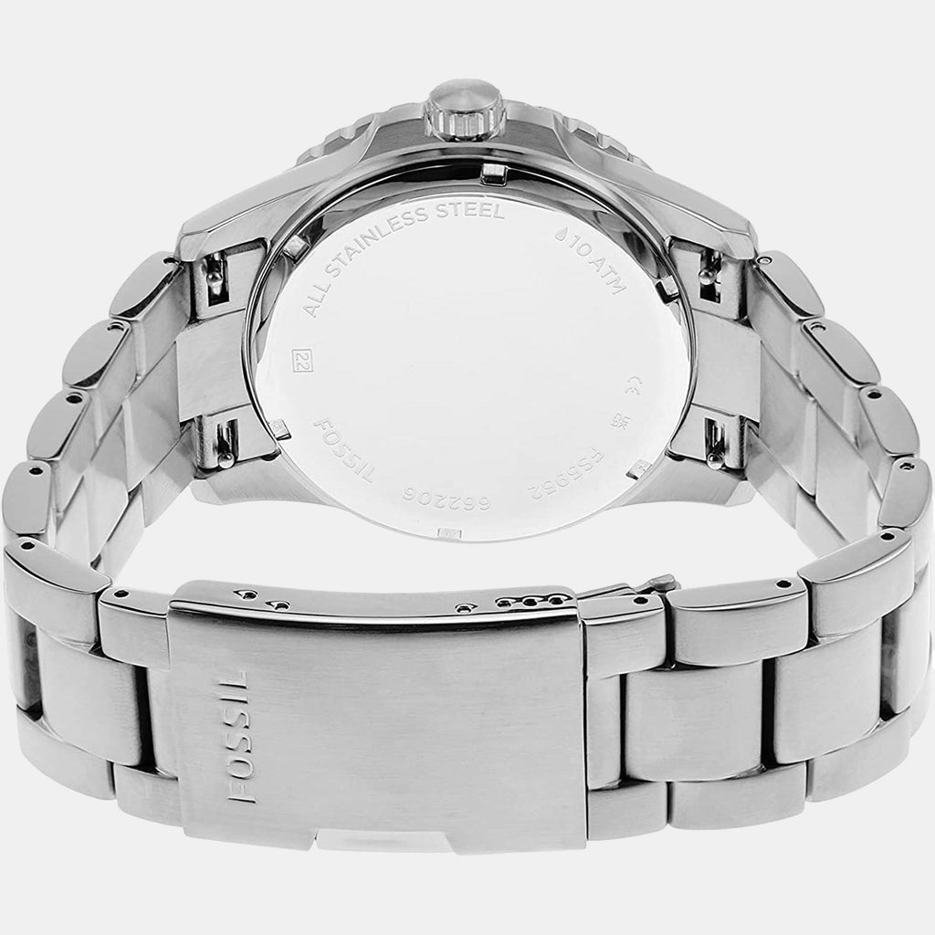 Fossil Men Round Silver watch