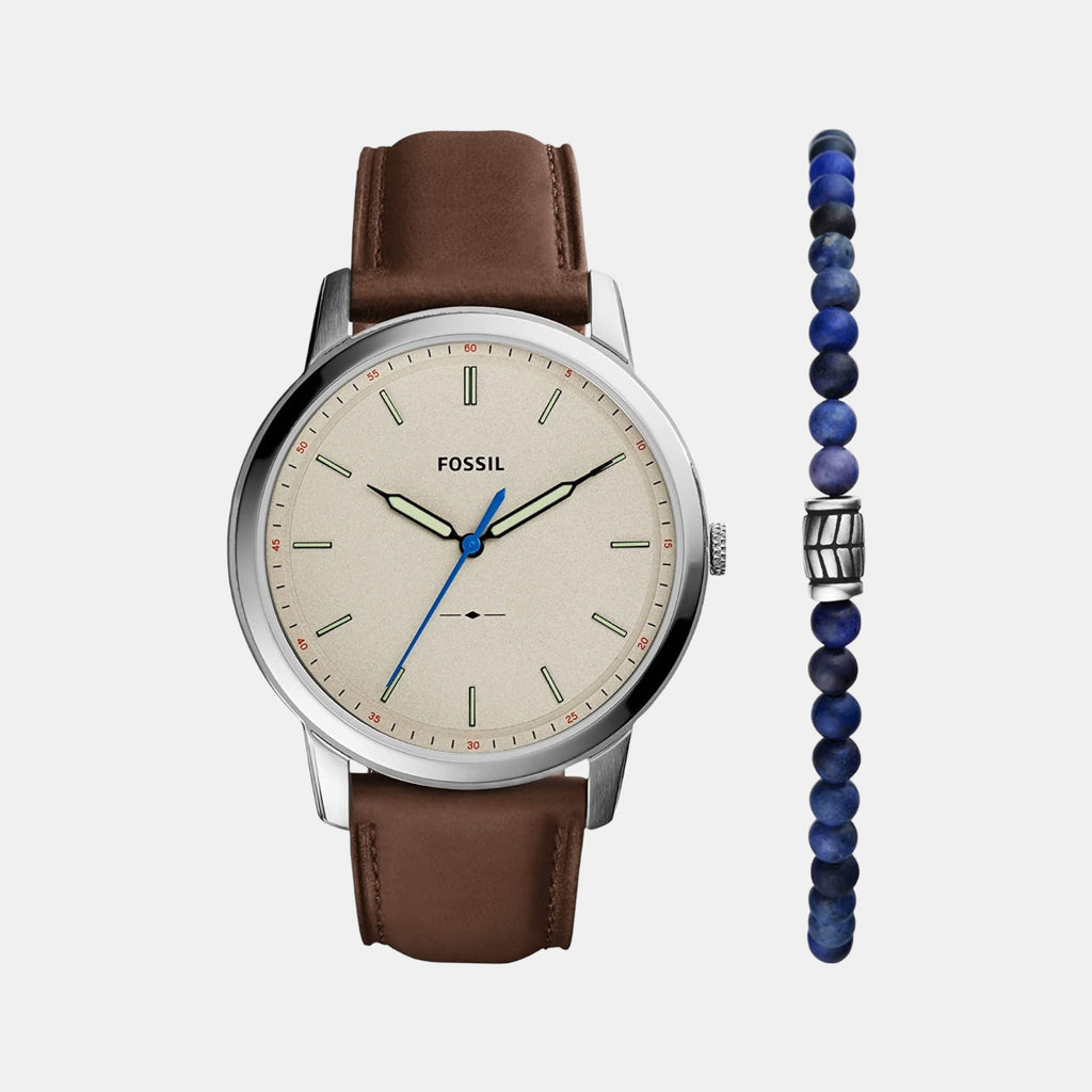 Fossil Round Grey Analog watch