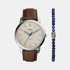 Fossil Round Grey Analog watch