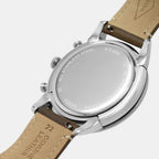 Townsman Men Quartz Black Dial Analog Leather Watch FS5967SET