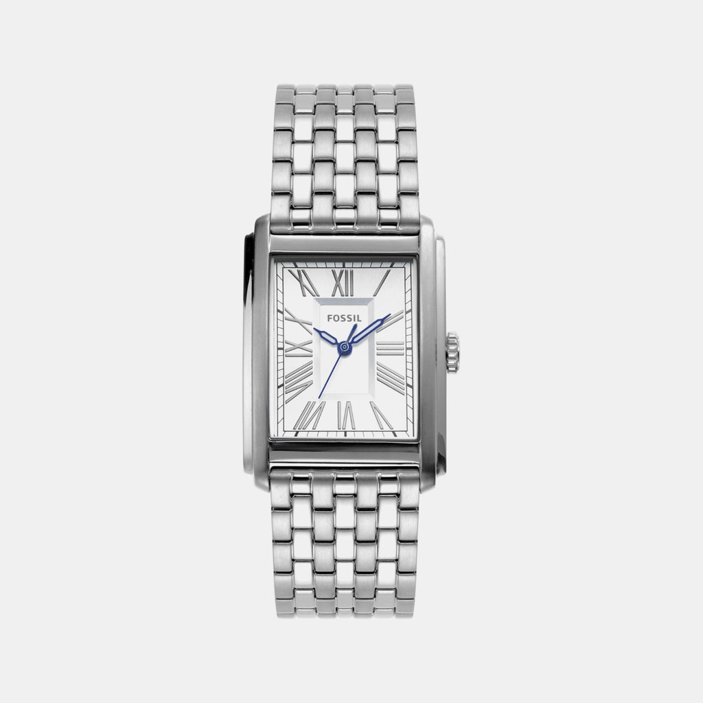 Carraway Men Quartz Silver Dial Analog Stainless Steel Watch FS6008