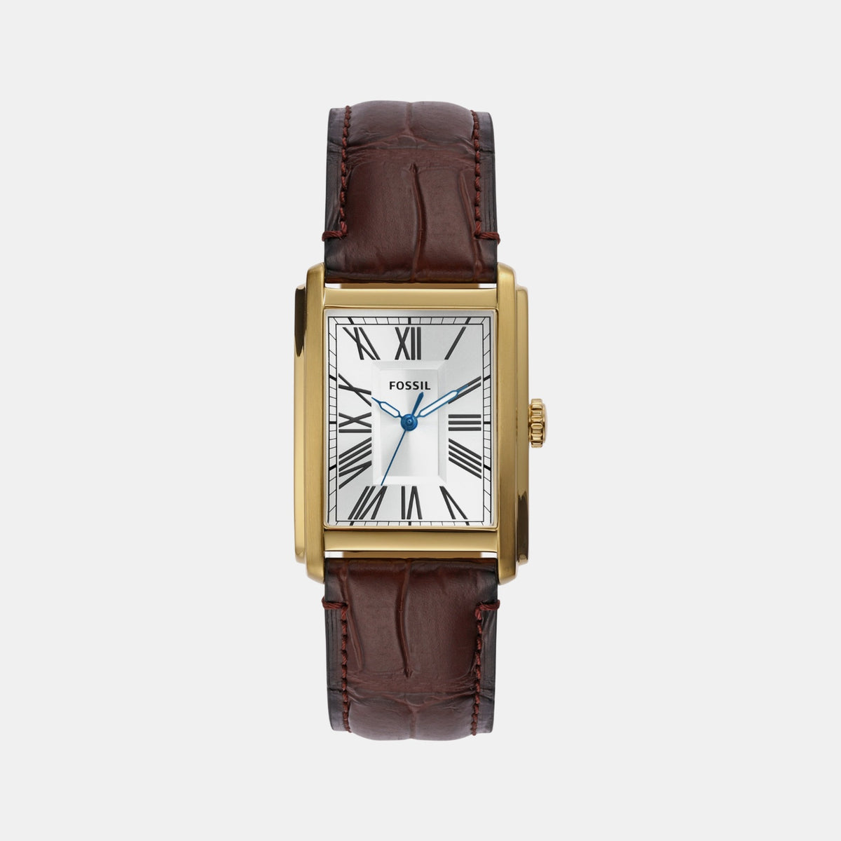 Carraway Men Quartz Silver Dial Leather Watch FS6011 - Image 1
