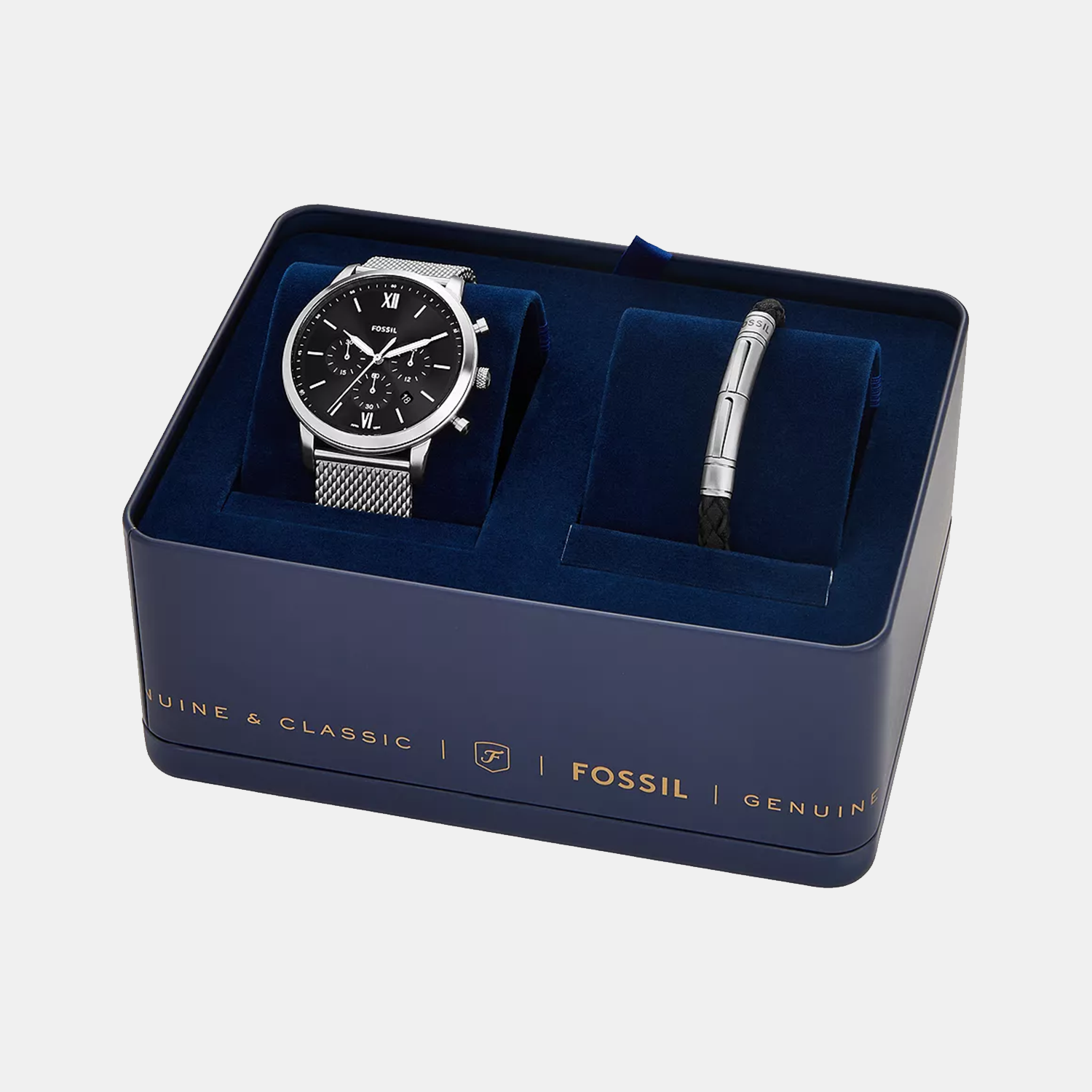 Fossil Mesh Black watch