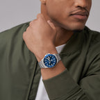 Fossil Round Quartz Analog Men watch