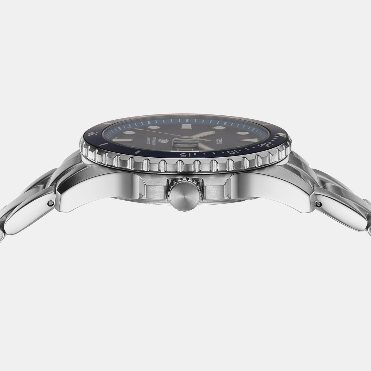 Fossil Men Round Blue watch