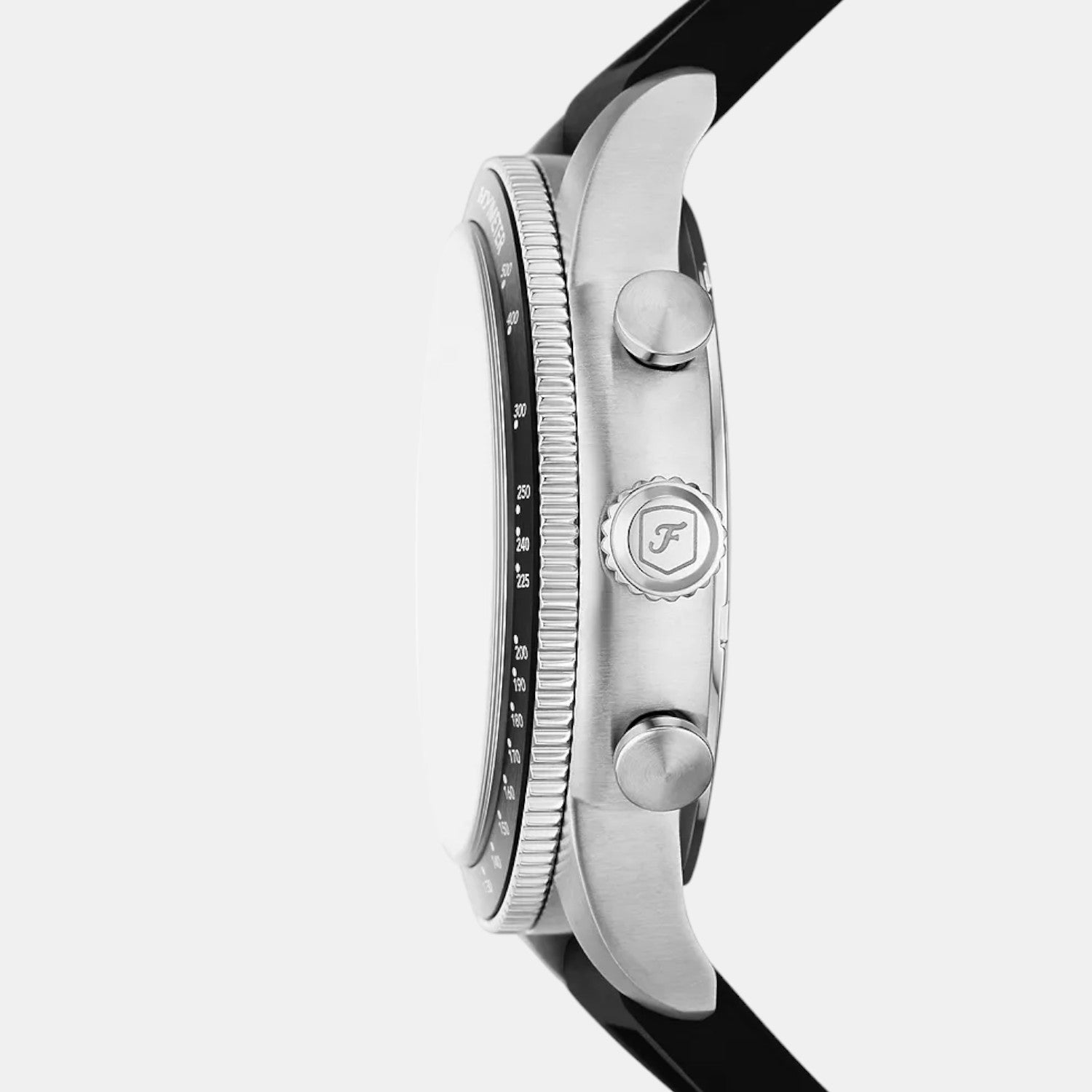 Sport Tourer Men Quartz Yellow Dial Chronograph Silicone Watch FS6044