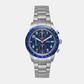 Men Quartz Blue Dial Chronograph Stainless Steel Watch FS6047