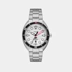 Fossil Round White Analog watch